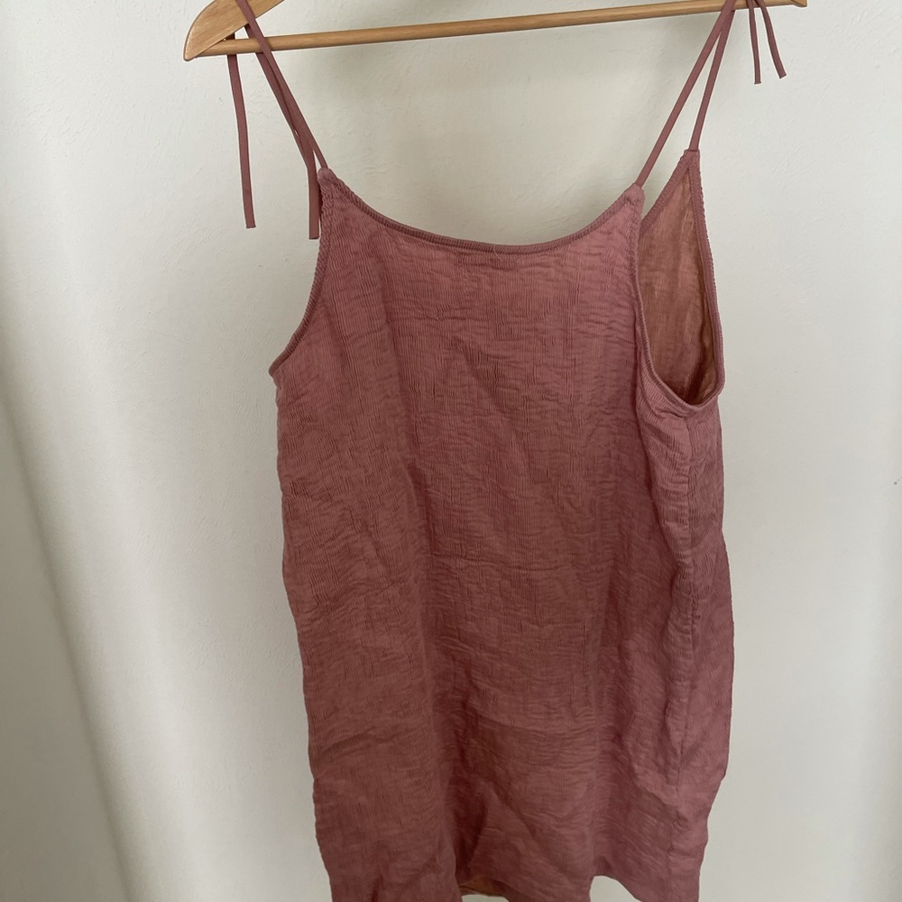 Spaghetti tying strap blush pink dress - Picture 2 of 2